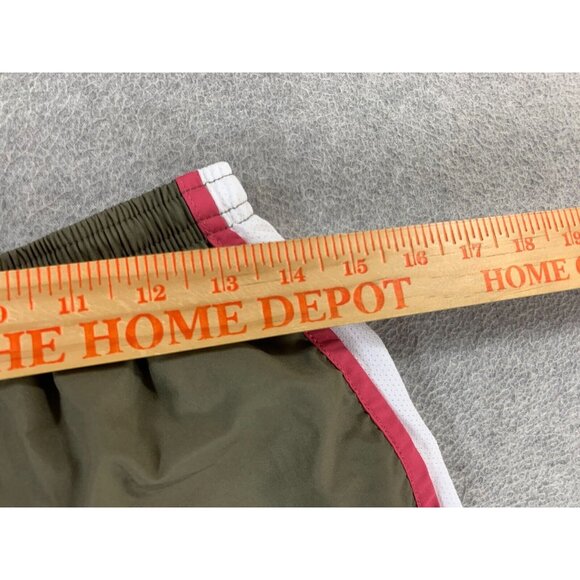 Nike Dri Fit TEMPO Lined Running Shorts (Women's Medium) Gray/Green -‎ 3" - Picture 7 of 9